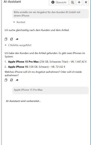Praxisbeispiel: Angebotserstellung